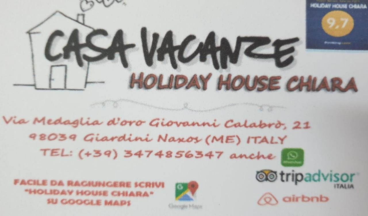 Holiday House Chiara Giardini Naxos Exterior foto